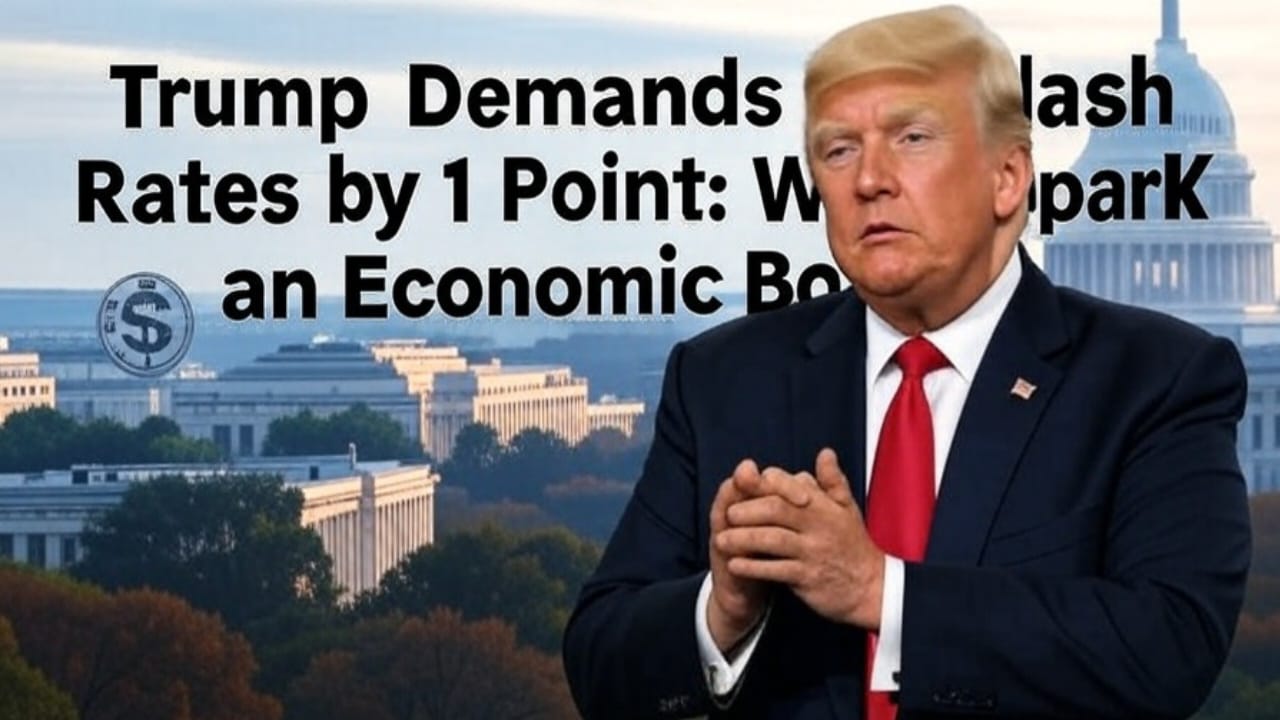 Trump Demands Fed Slash Rates by 1 Point